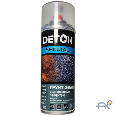 Аэрозоль DETON Грунт Эмаль молотковая бронзовая ART 520мл